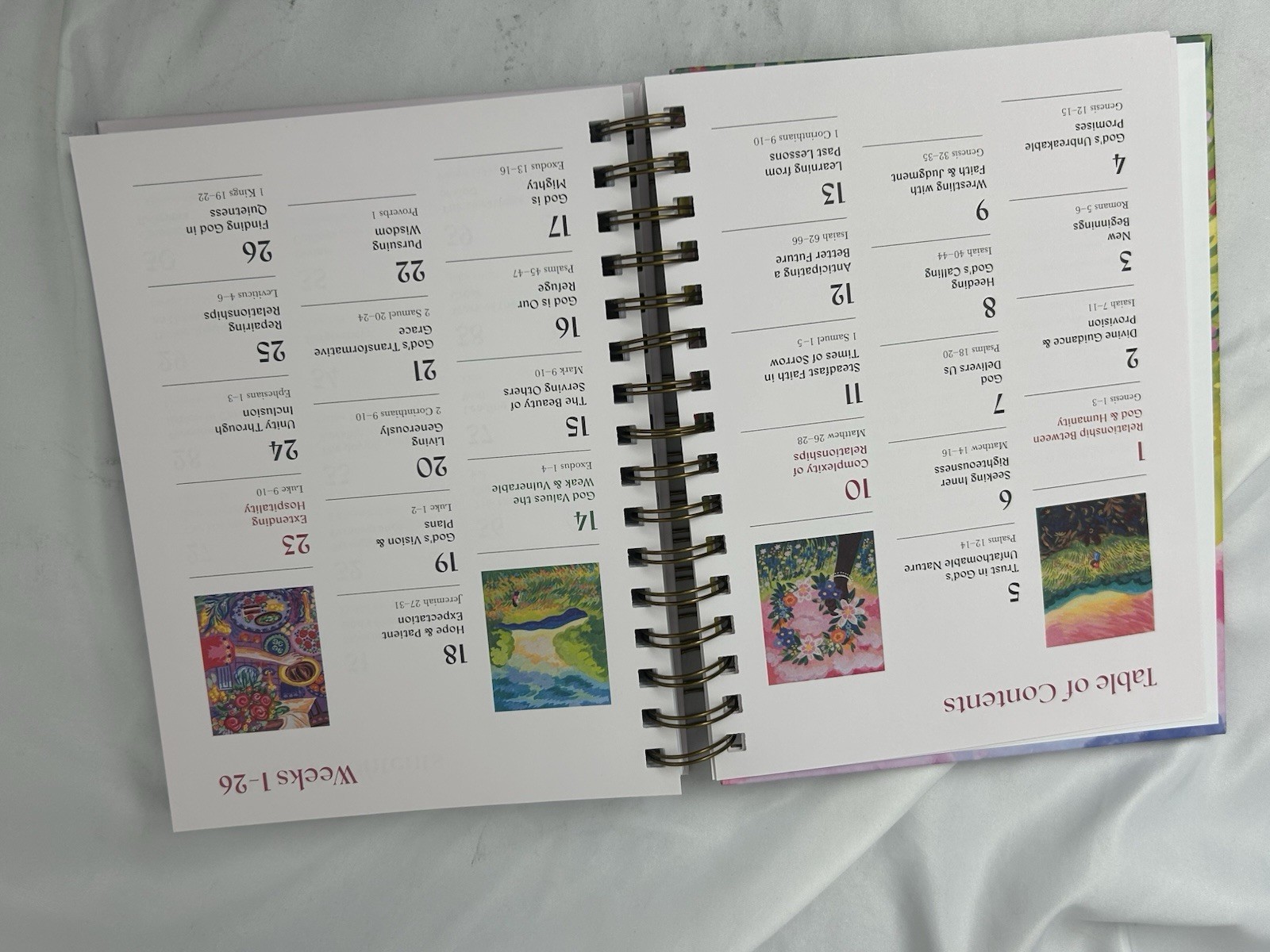 Bible Study Journal For Women 52 Week Devotional Hardcover Spiral