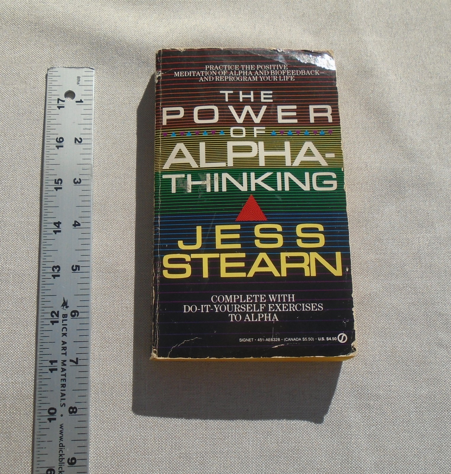 The Power of Alpha-Thinking By Jess Stearn 1st SIGNET PRINTING 1977 paperback