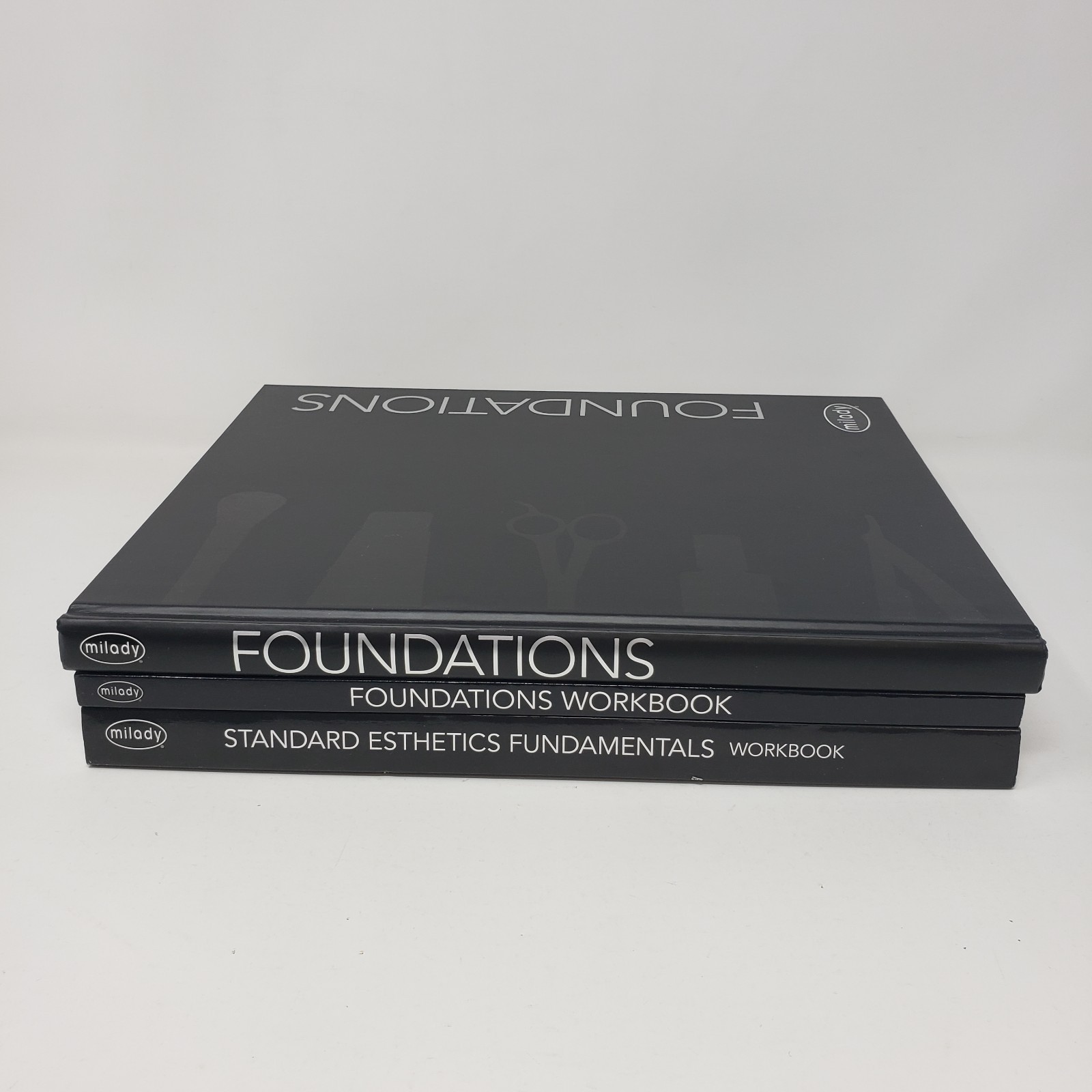 Milady Foundations Book, Workbook, and Standard Esthetics Fundamentals Workbook