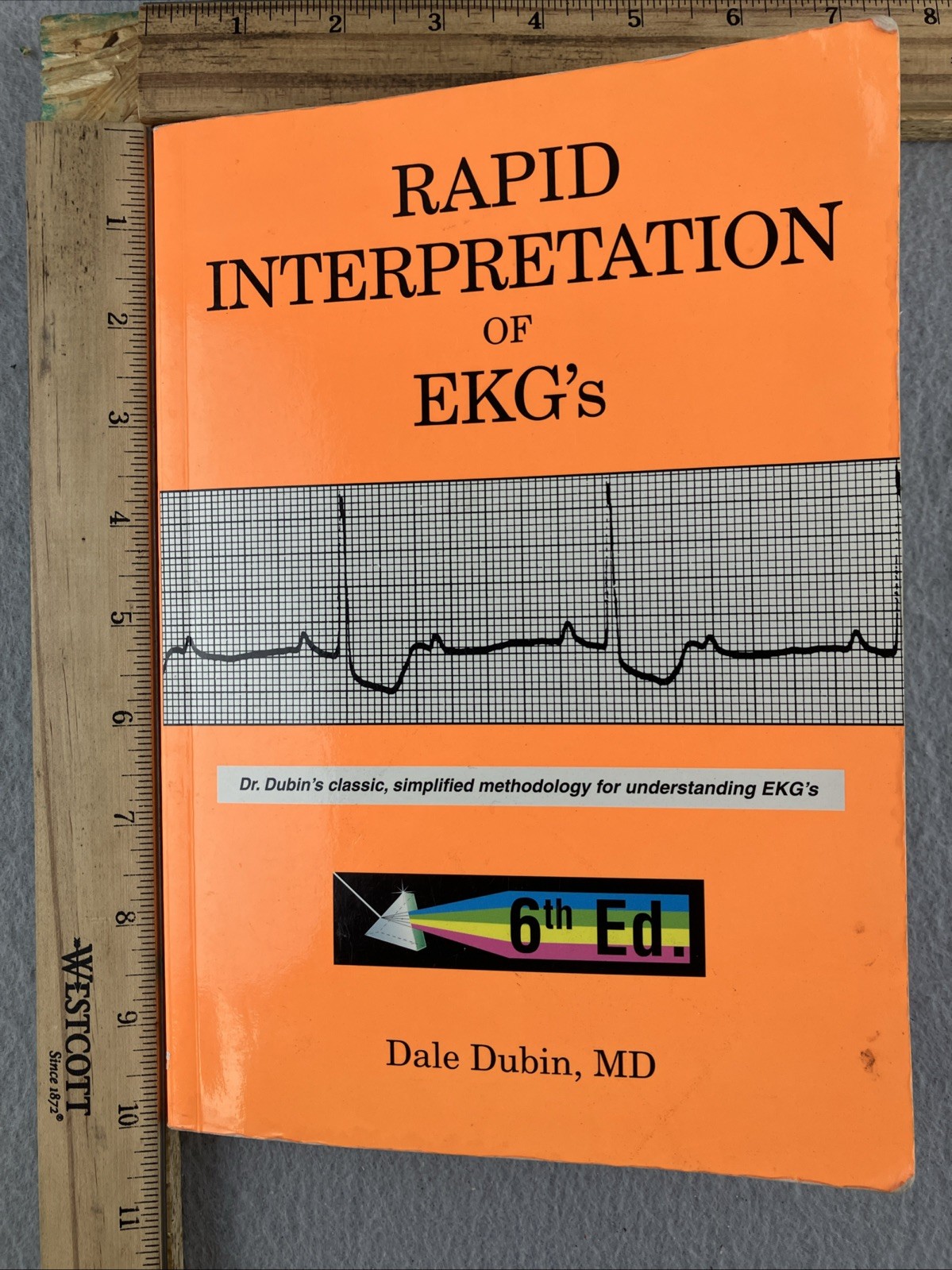 Rapid Interpretation of EKG’s 6th Ed Dale Dubin MD Medical Textbook Paperback