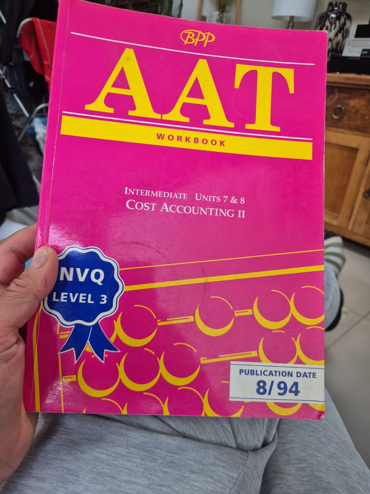 AAT NVQ: Cost Accounting II INTERMEDIATE Units 7 & 8 (WORKBOOK) Book