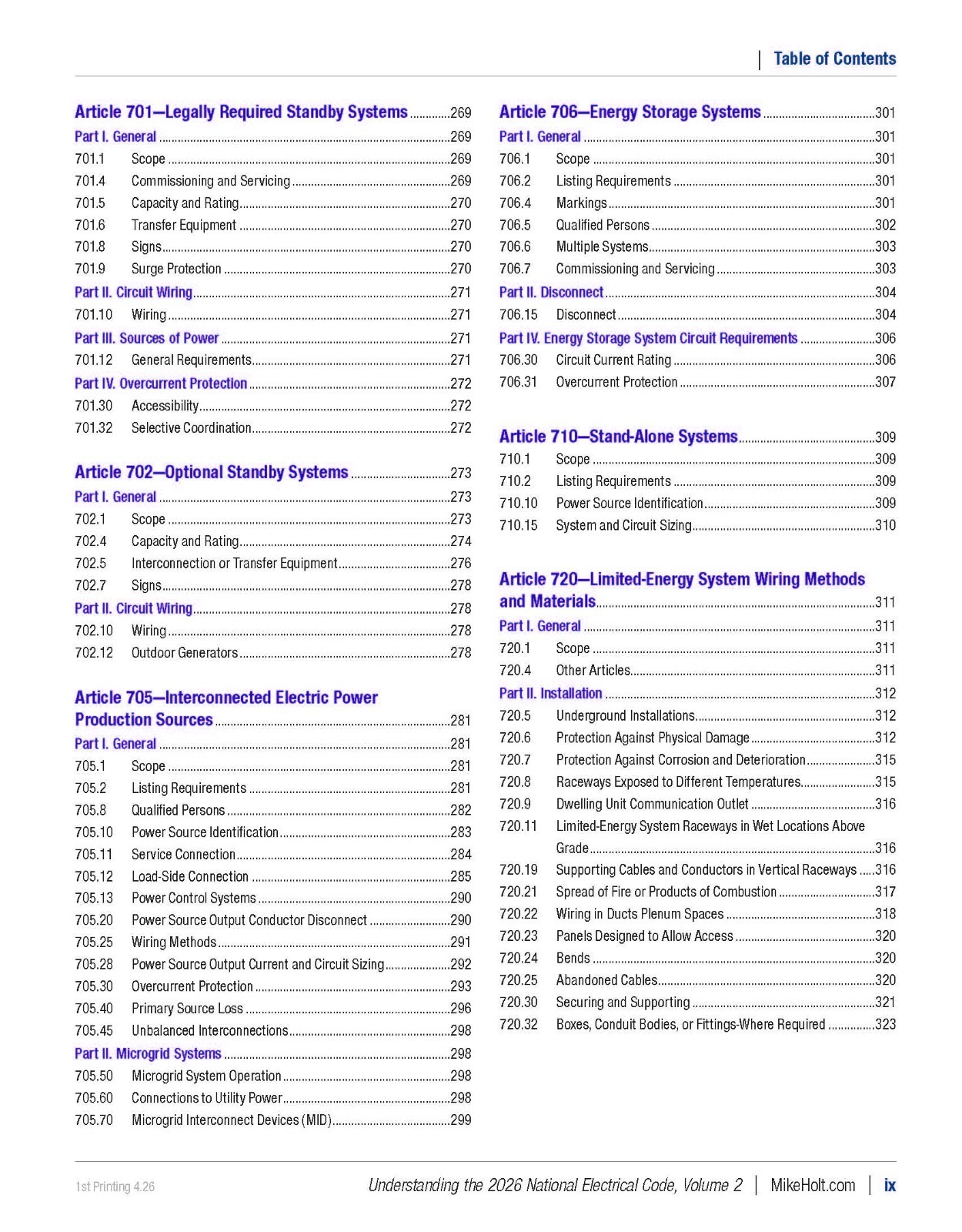 2026 Understanding the NEC, Volume 1 & 2 Textbook Set