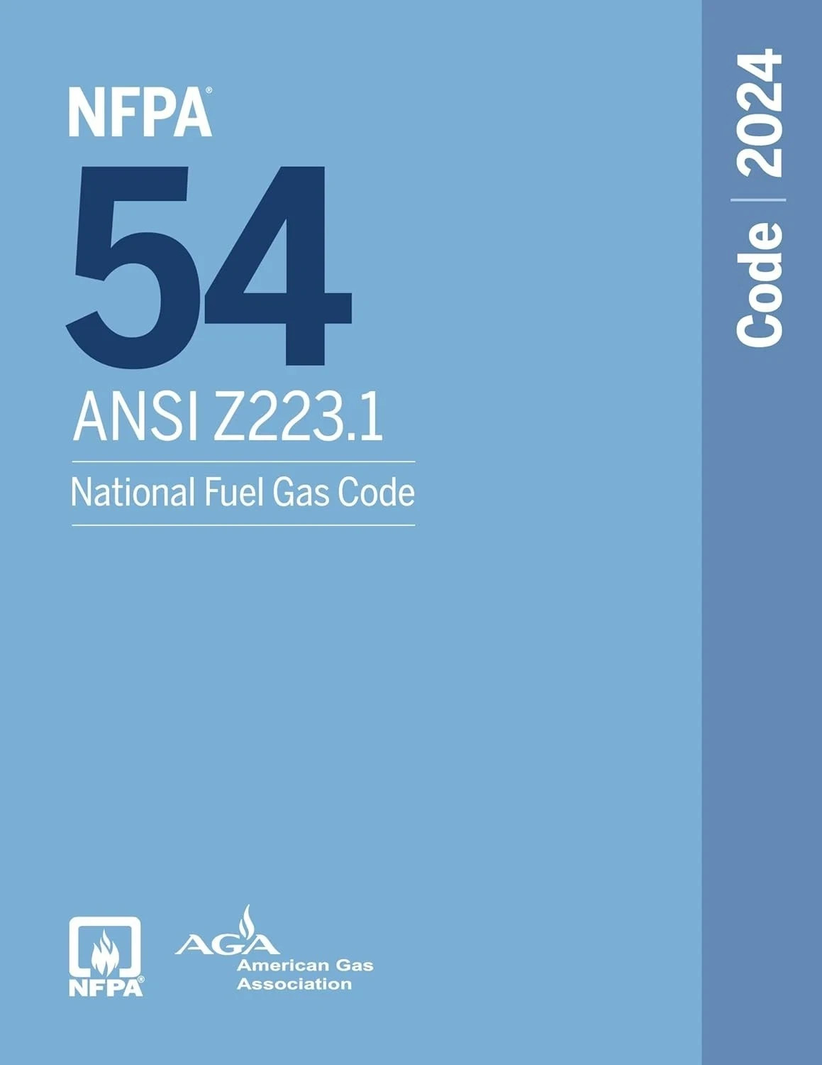 NFPA 54 National Fuel Gas Code 2024 Edition Paperback ANSI Z223.1 FREESHIP