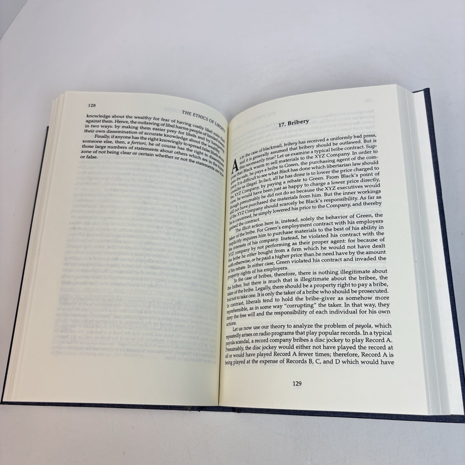 The Ethics of Liberty Murray N Rothbard HC 2002 NYU Press Intro By Hans Hoppe 1V