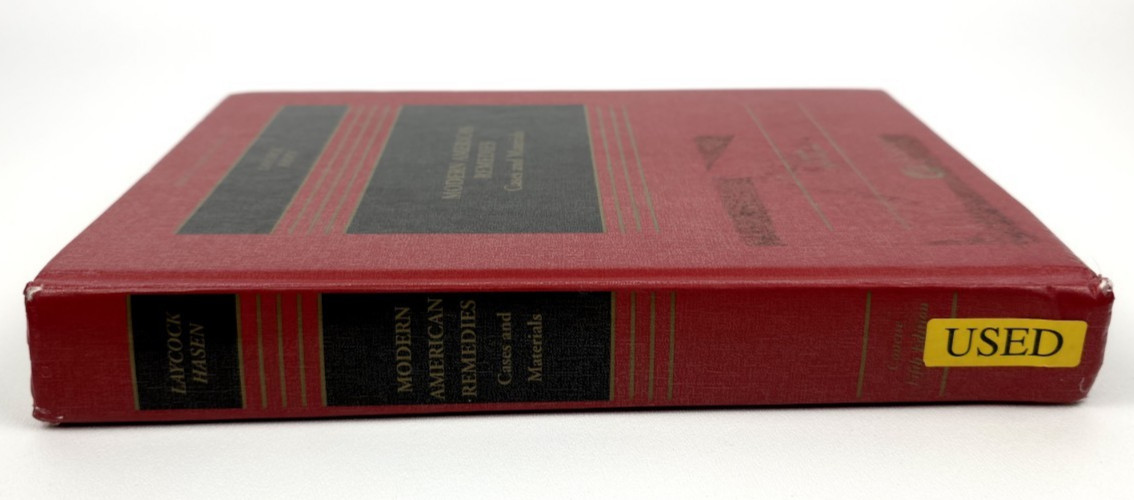Modern American Remedies Cases Materials Fifth 5th Edition Aspen Laycock Hasen