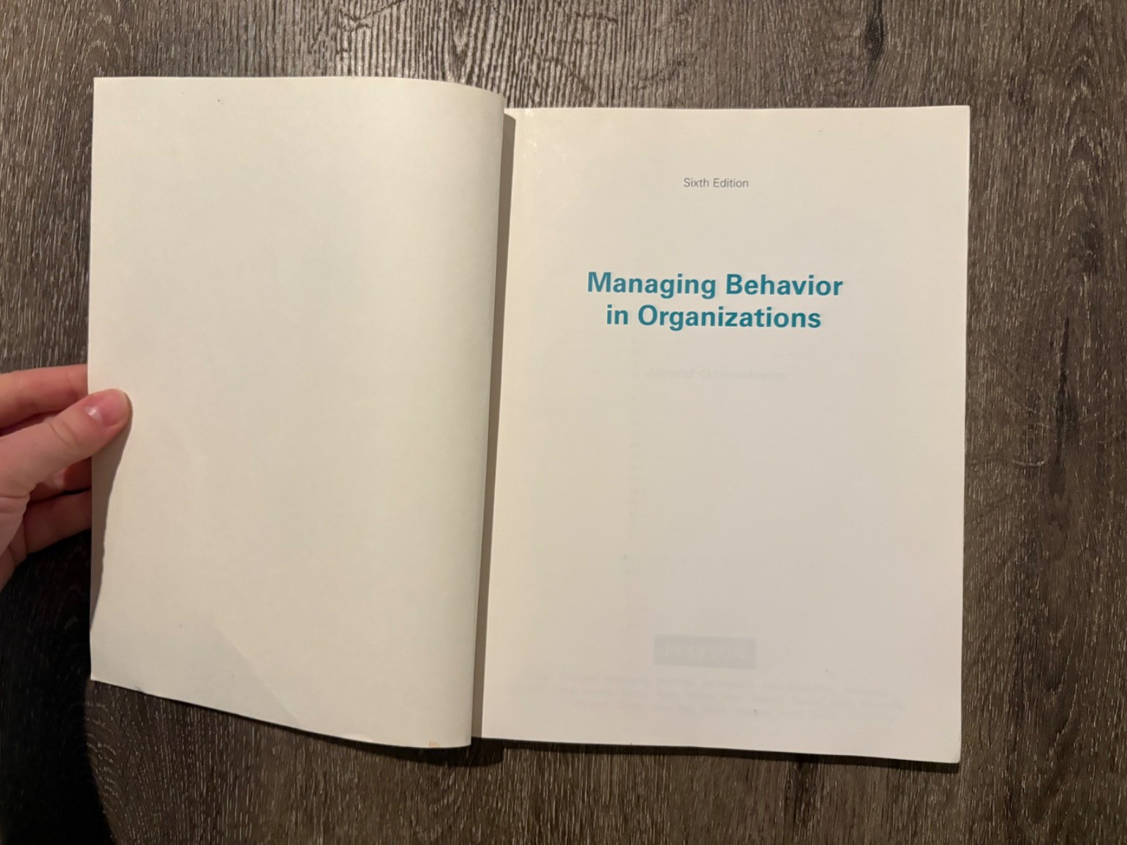 Managing Behavior in Organizations 6e Global Edition