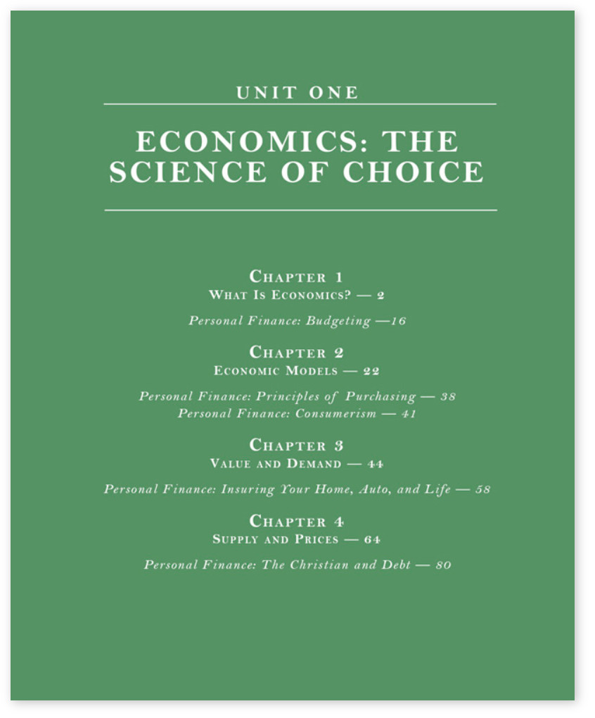 NEW BJU Press 12th grade 12 ECONOMICS Complete Subject Kit 3rd ed high school