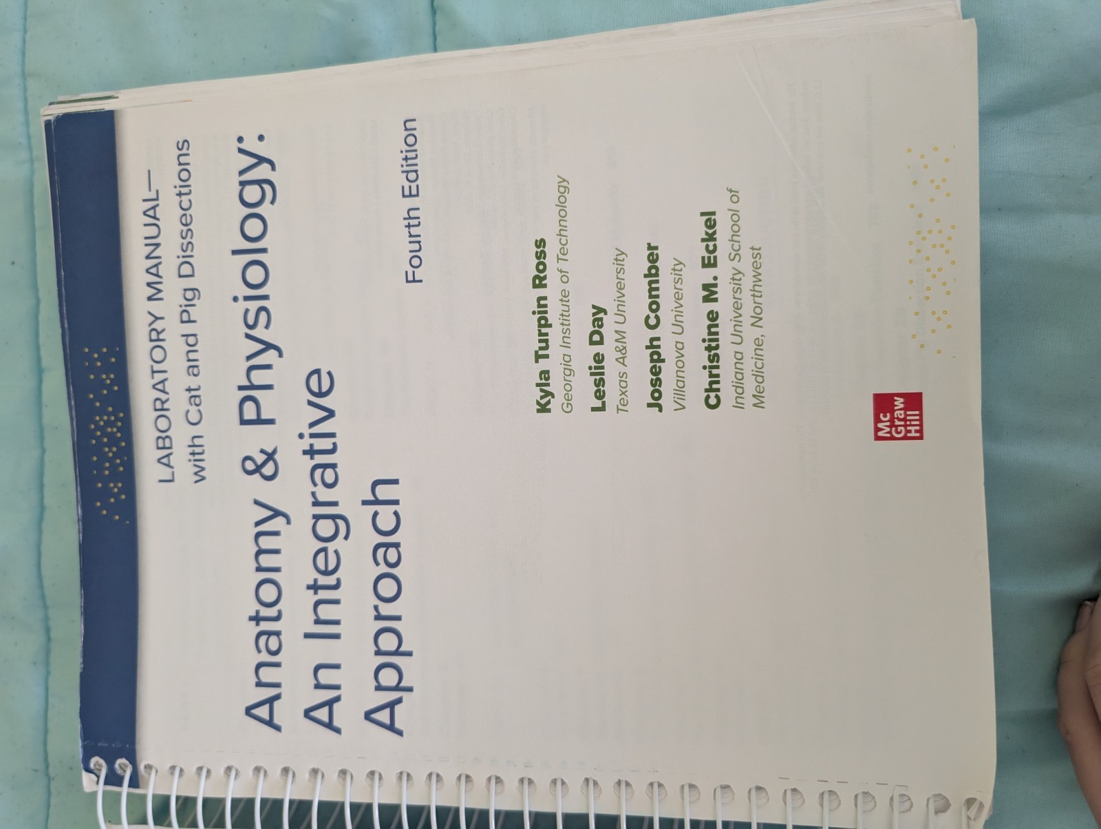 Lab Manual to Accompany Mckinley’s Anatomy & Physiology
