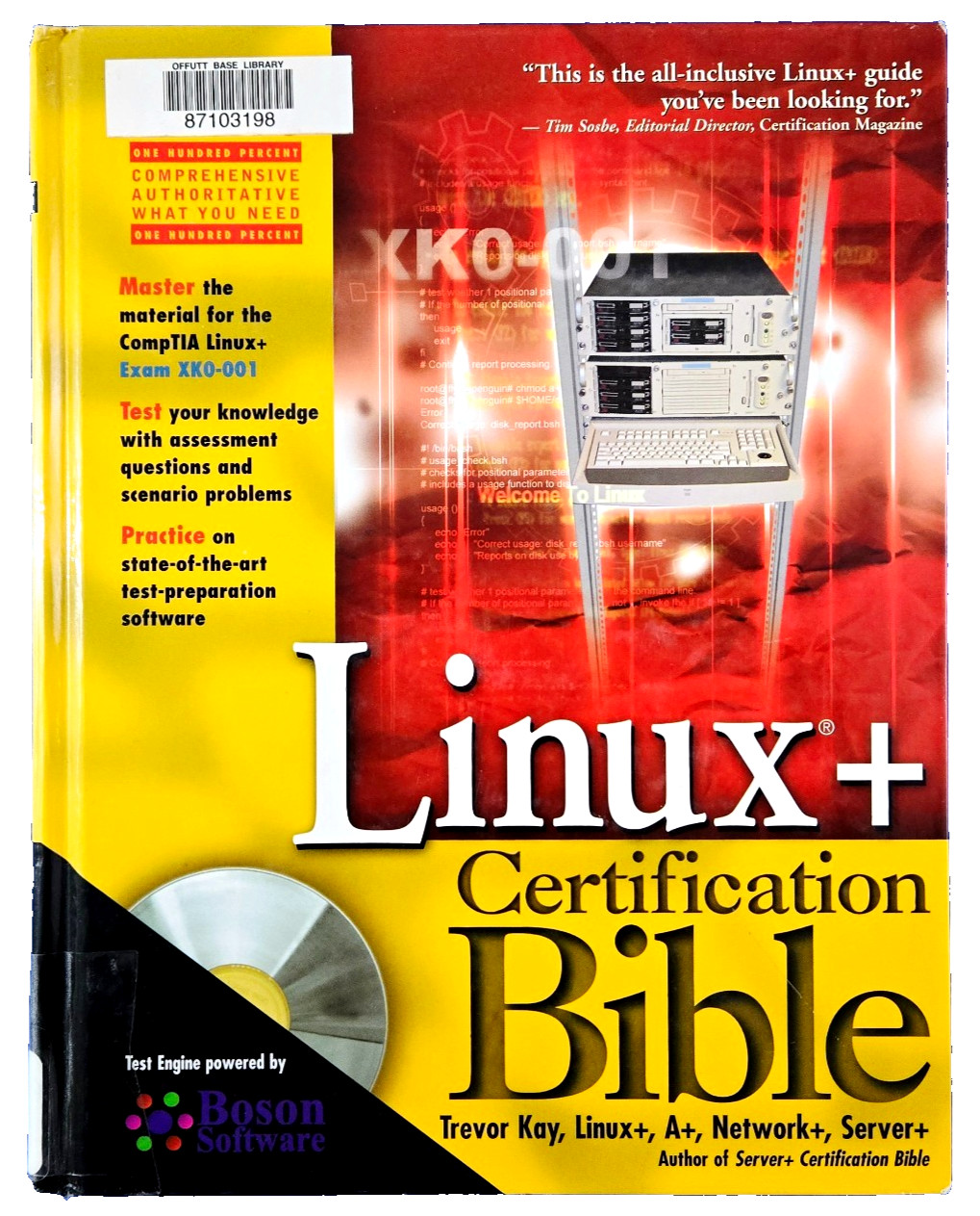 LINUX + CERTIFICATION BIBLE HARDCOVER OPERATING SYSTEM TECH REFERENCE SHIPS FREE