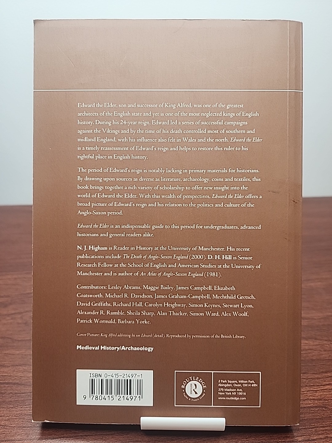 Edward the Elder 899-924 by D. H. Hill (2001, Uk-B Format Paperback)