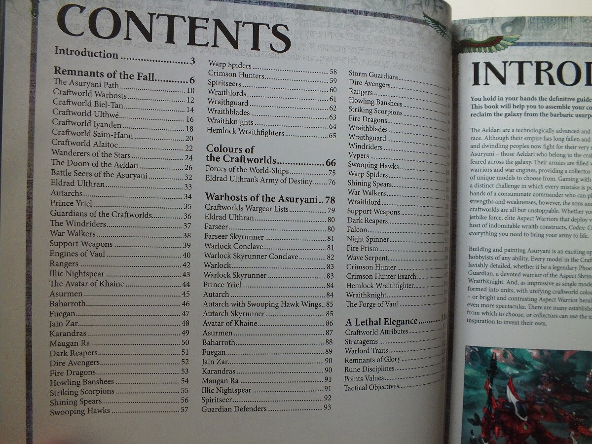 Games Workshop Warhammer 40k Craftworlds Codex