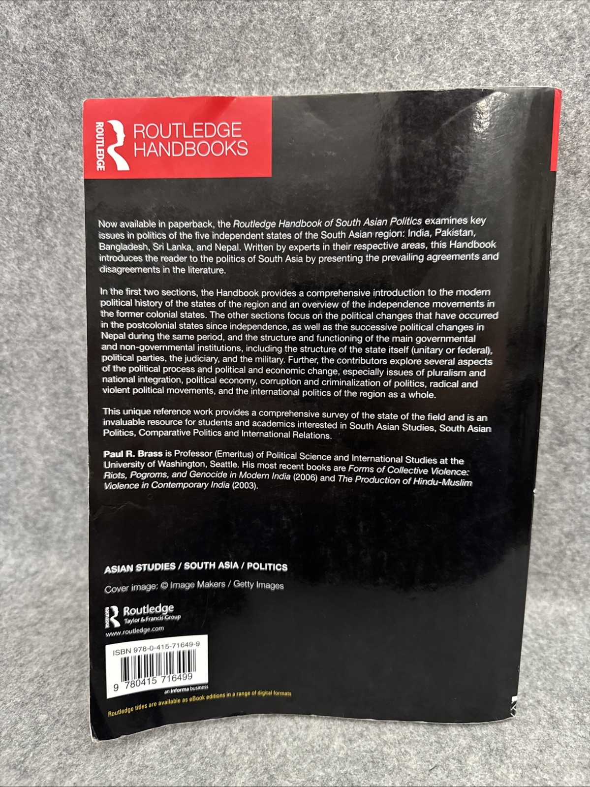 Routledge Handbook of South Asian Politics : India, Pakistan, Bangladesh, Sri…
