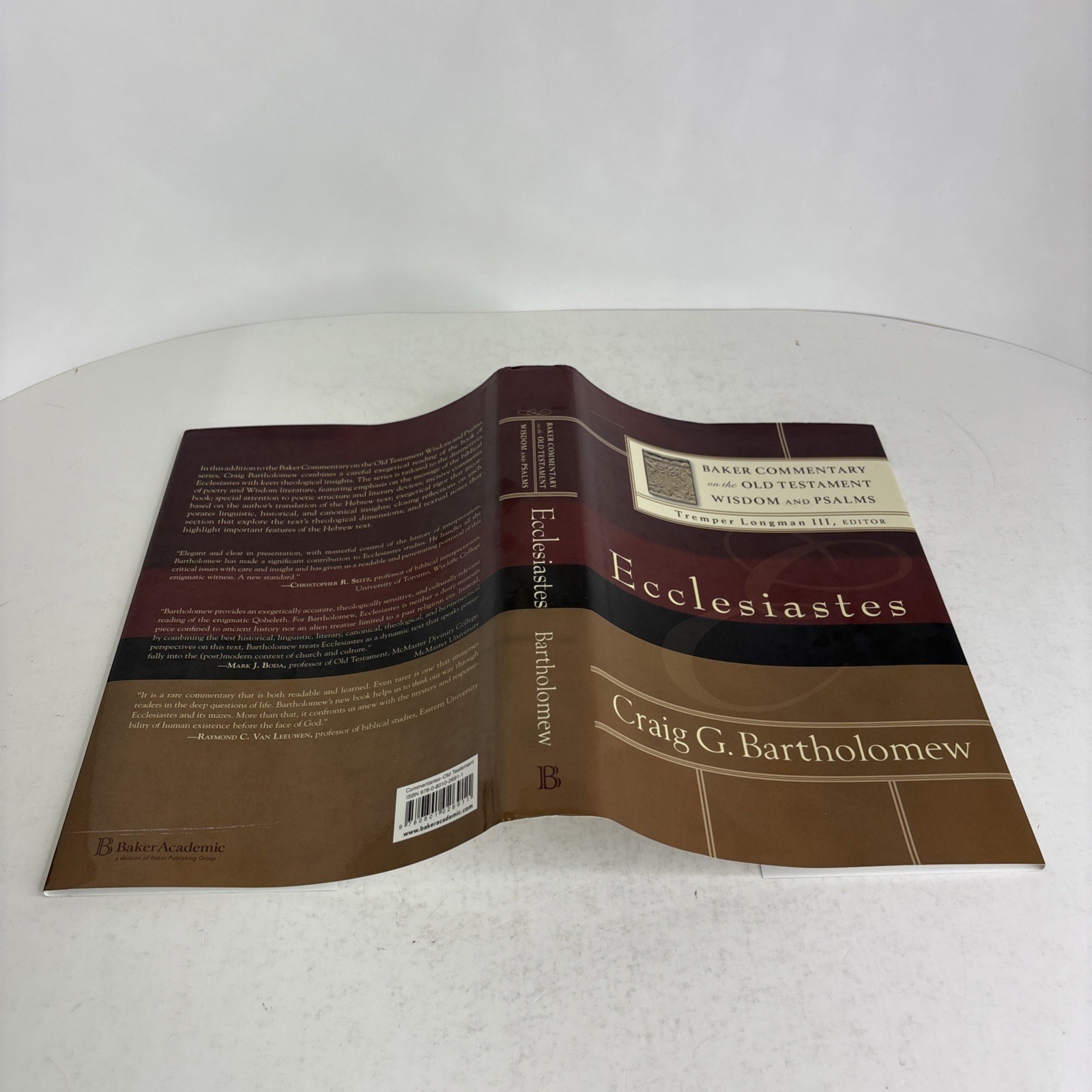 Ecclesiastes (Baker Commentary on the Old Testament Wisdom and Psalms) 2009 HCDJ