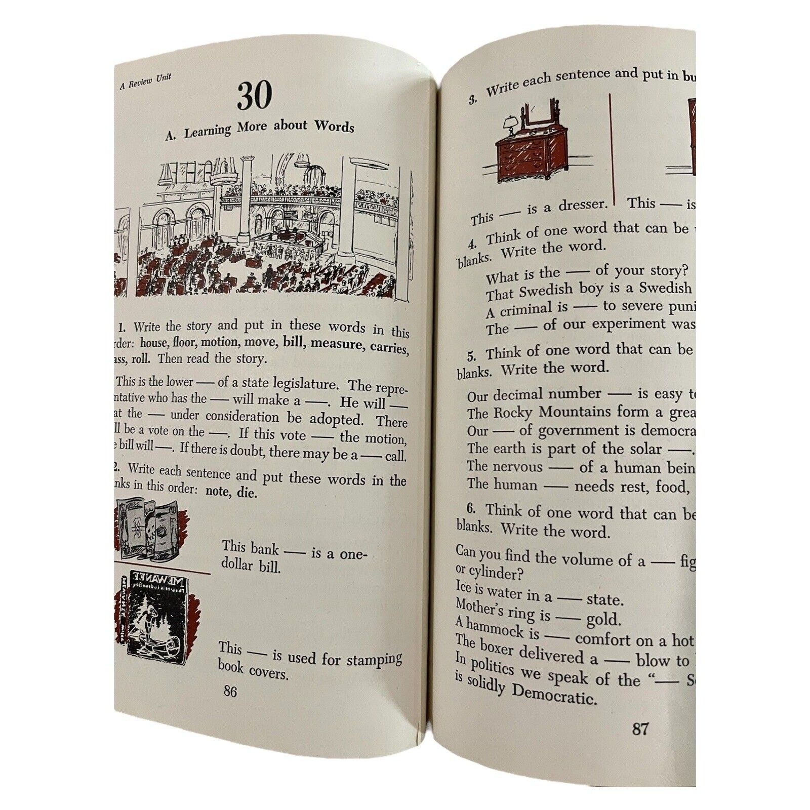 Using Words With Power (Through Spelling) by Lillian E. Billington (1950) HB