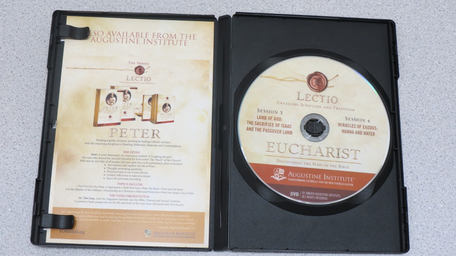 DVD Set : Lectio – Eucharist Discovering the Mass in the Bible – 10 sessions