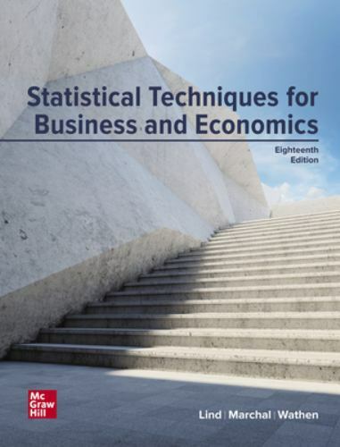 Loose Leaf for Statistical Techniques in Business and Economics by Samuel A….