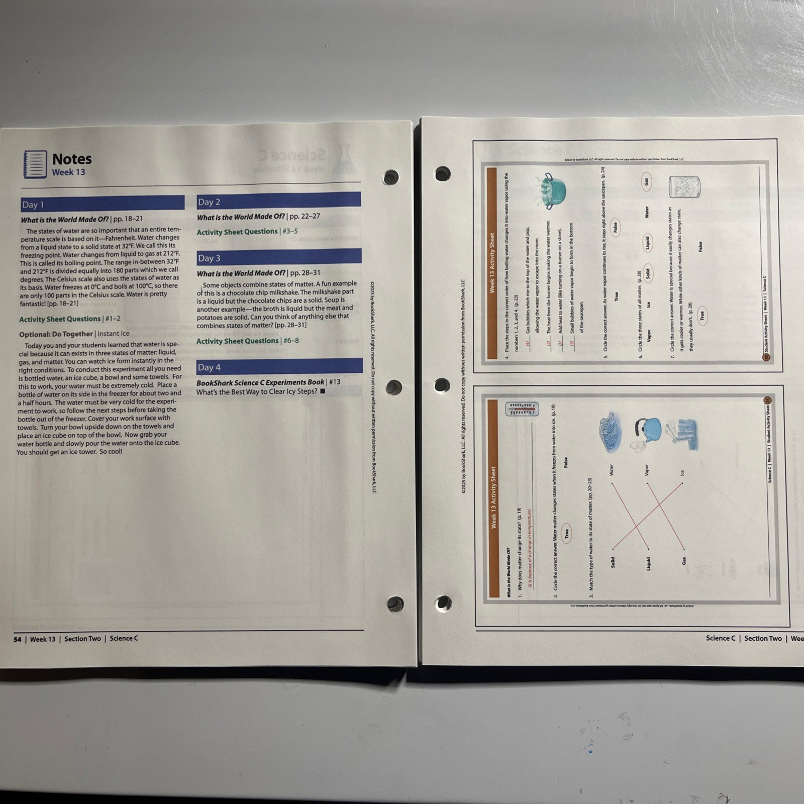 BookShark Science C Experiments Book And Instructor’s Guide