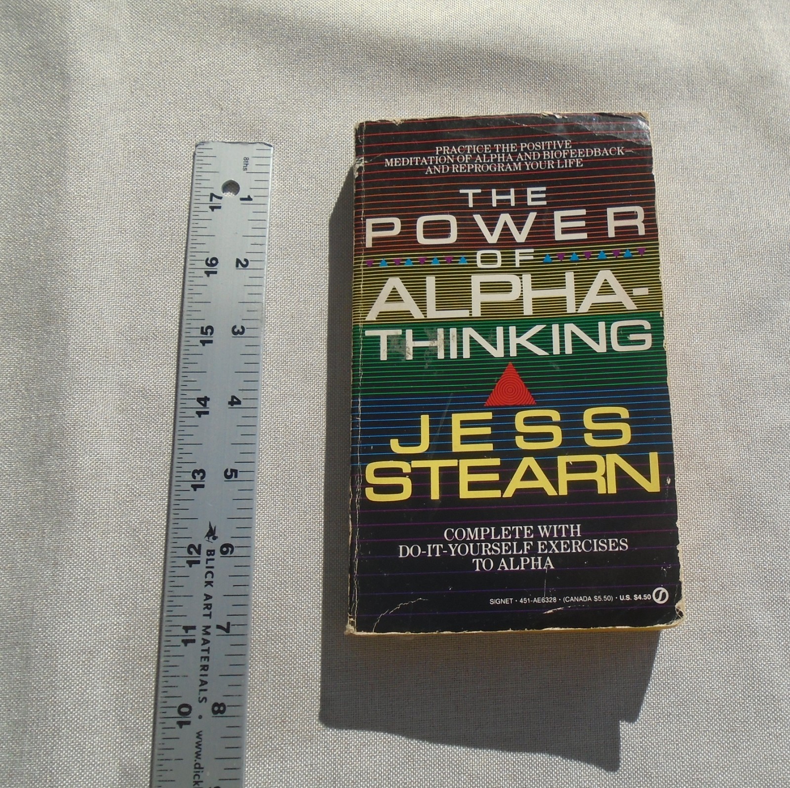 The Power of Alpha-Thinking By Jess Stearn 1st SIGNET PRINTING 1977 paperback