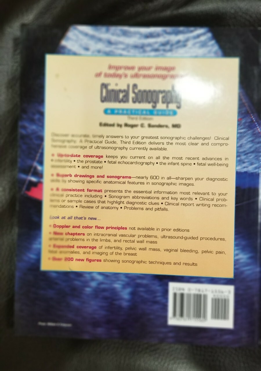 Clinical Sonography a Practical Guide 3rd Edition 613 Pages By Roger C.Sanders