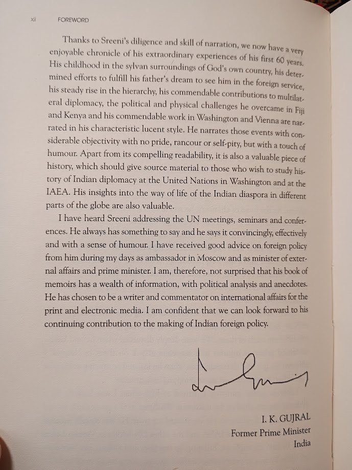 Words Words Words T.P. Sreenivasan Memoir India Diplomacy UN Fiji US Relations
