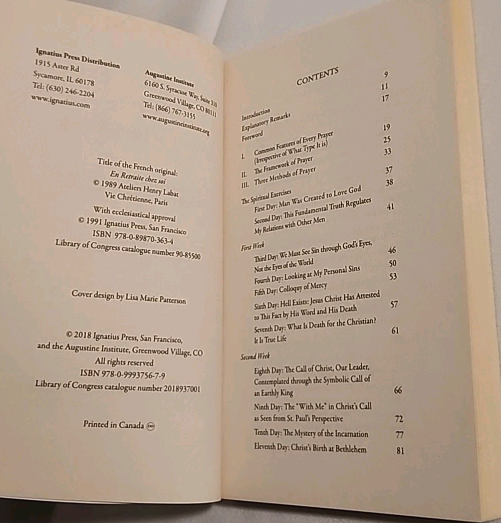 A Do It at Home Retreat by Ignatius Press (2018, Trade Paperback). US Seller.