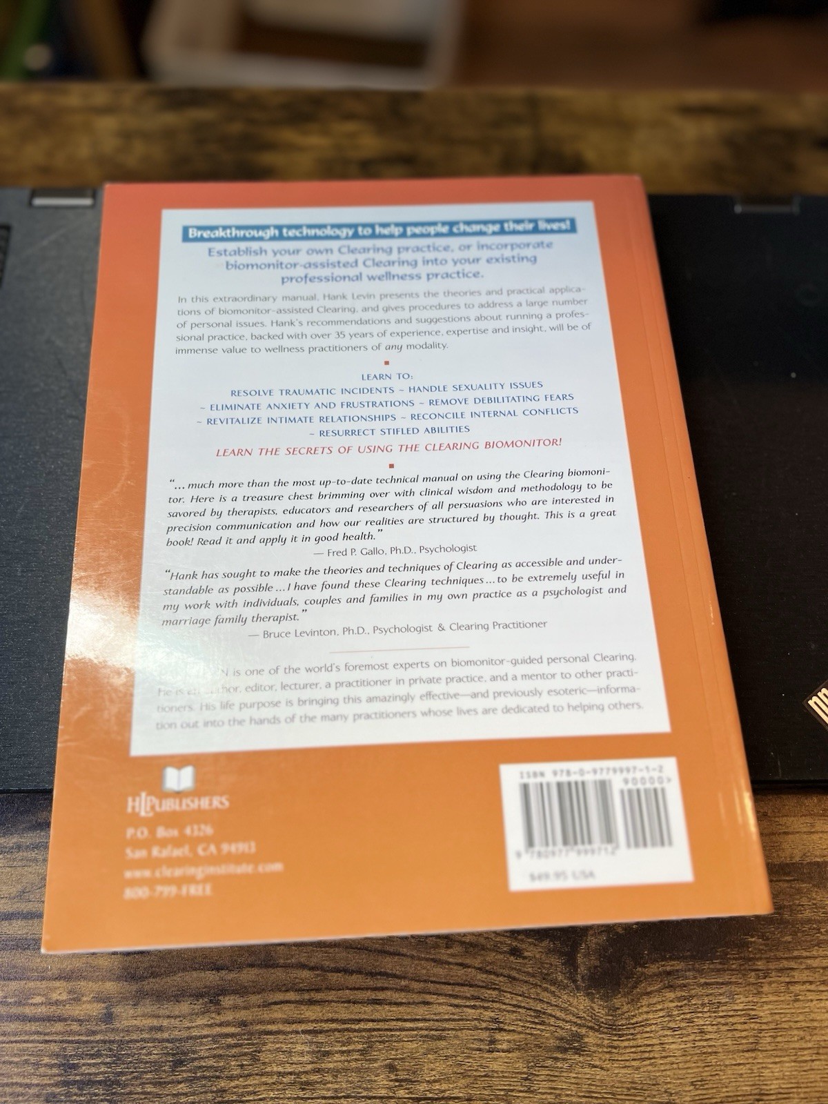 Clearing: A Guide for Professionals: Helping People Remove Personal Obstacle.S4