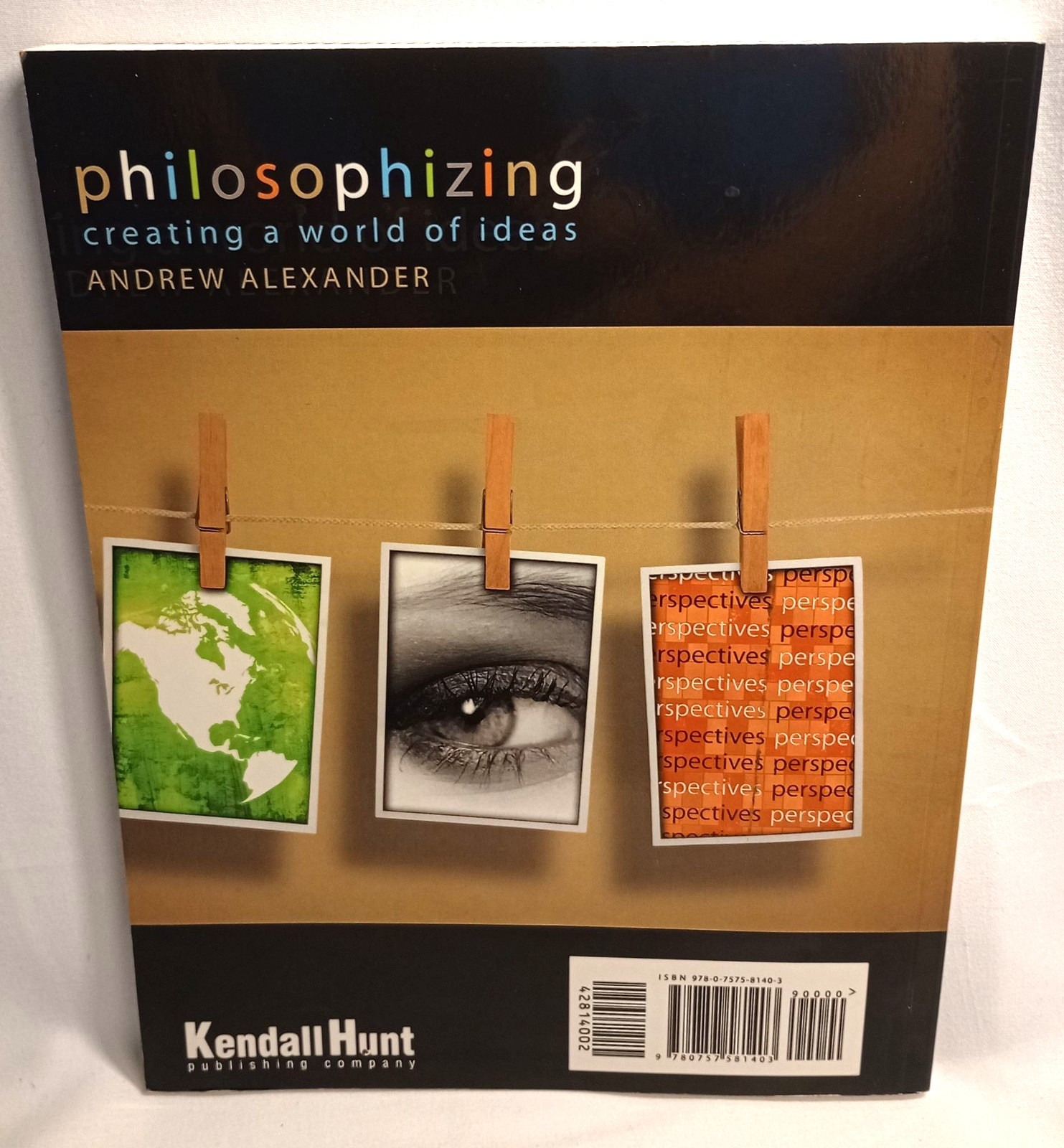Philosophizing Creating a World of Ideas Andrew Alexander Paperback Textbook VG
