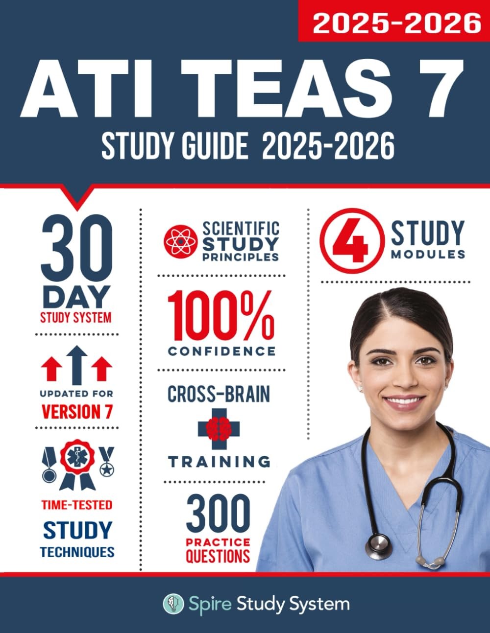 ATI TEAS 7 Study Guide: Spire Study System’s ATI TEAS 7th Edition Test Prep …