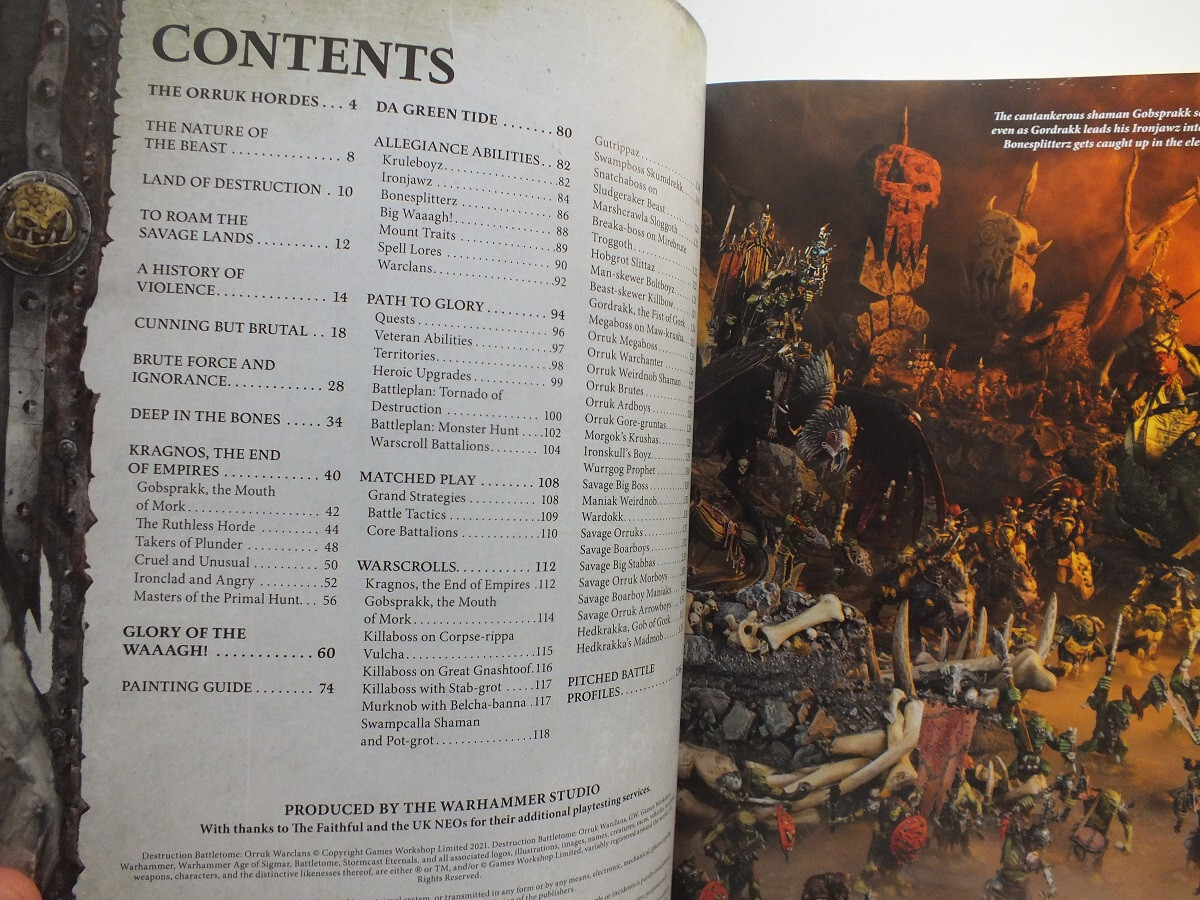 Orruk Warclans; Destruction Battletome (Warhammer – Age of Sigmar) *2021*