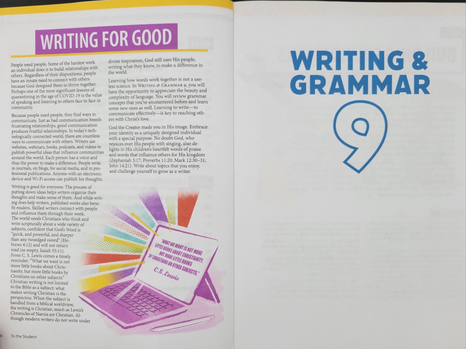 BJU Press Writing & Grammar 9 Paperback 4th Edition 527424-005-01 USED-GOOD 2023