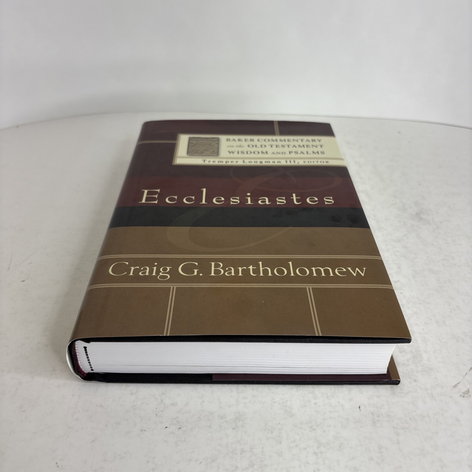 Ecclesiastes (Baker Commentary on the Old Testament Wisdom and Psalms) 2009 HCDJ