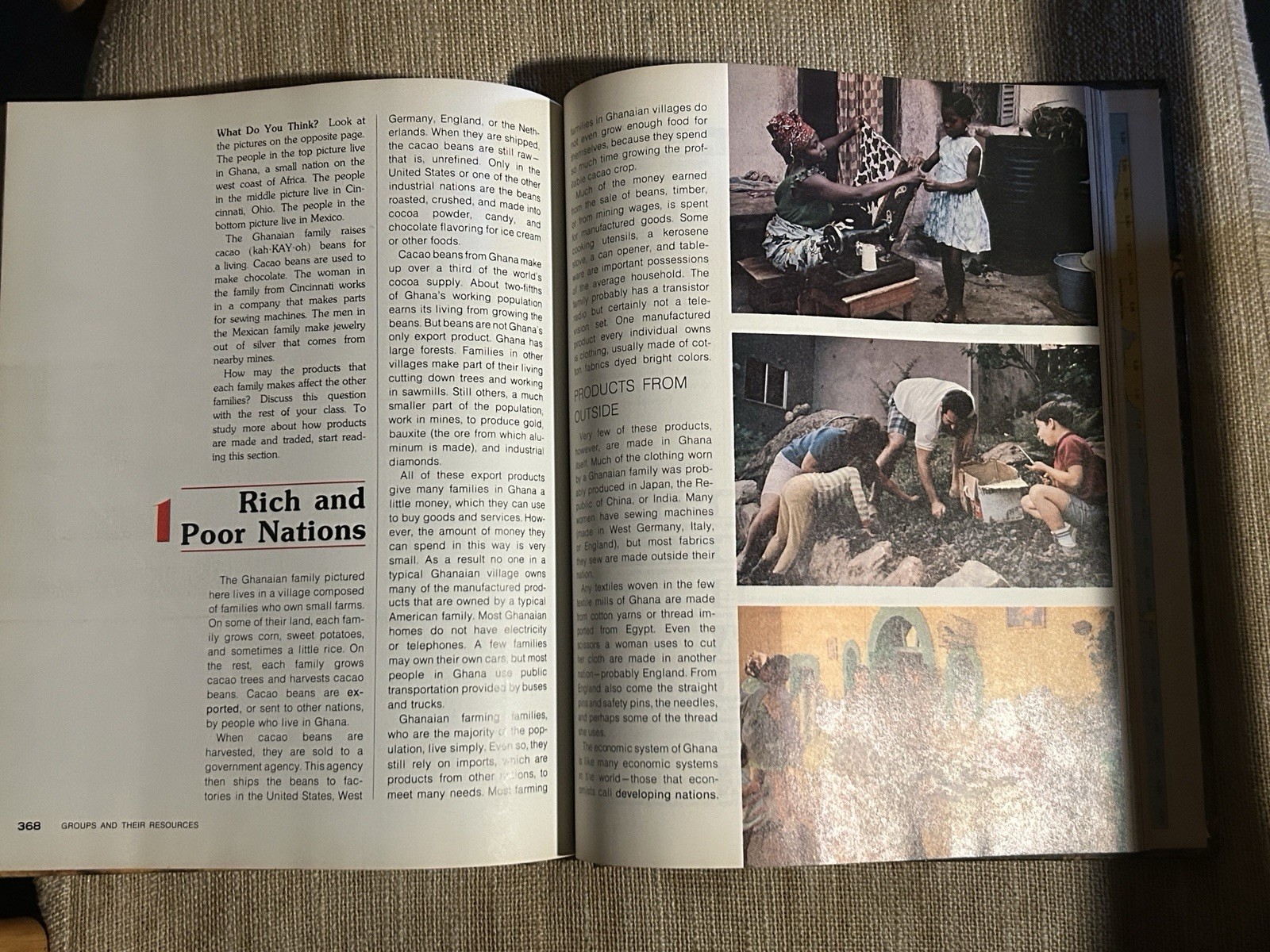 Vtg So-Sci Txtbk ‘Settings For Change The Social Sciences- Concepts & Values ‘77