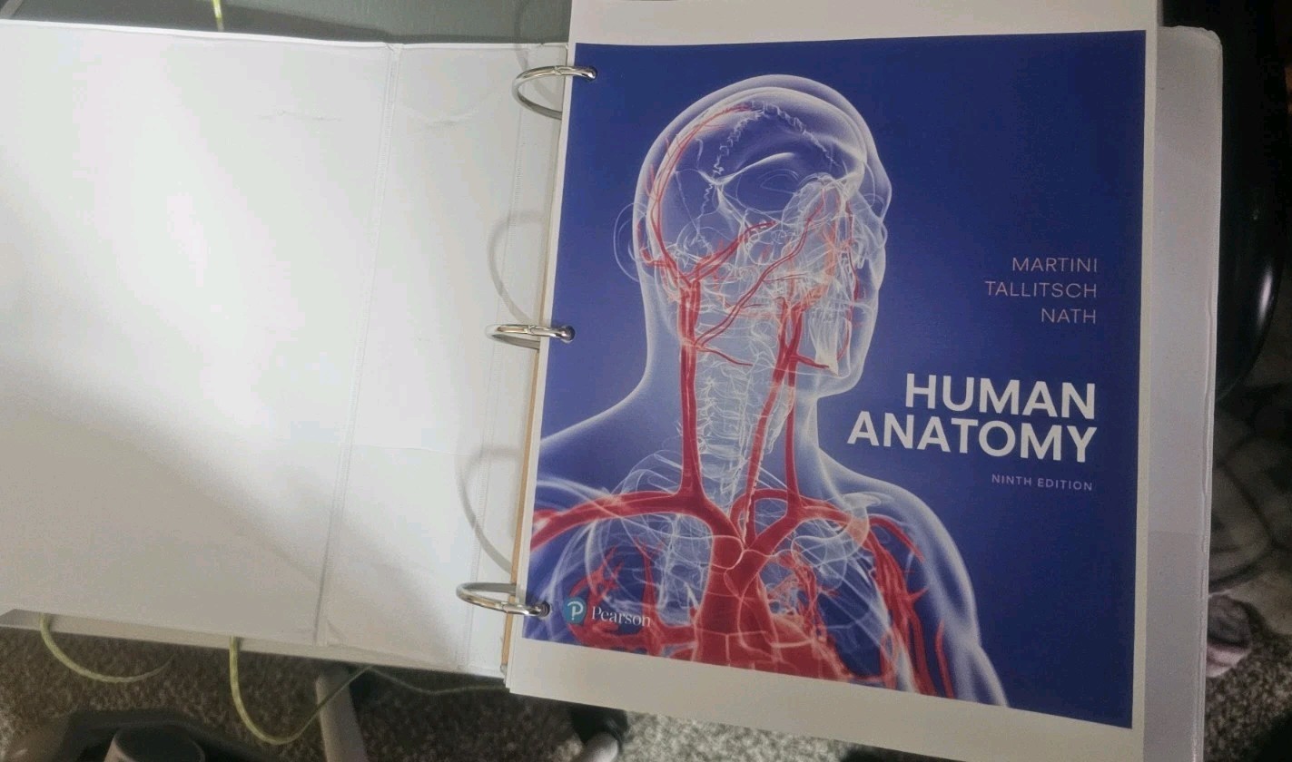 Human Anatomy by Martini, Tallitsch 9th Edition Hardback. 3 Ring Bound Pages