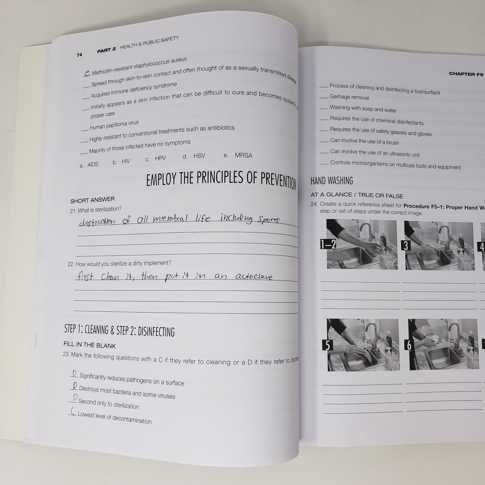 Milady Foundations Book, Workbook, and Standard Esthetics Fundamentals Workbook