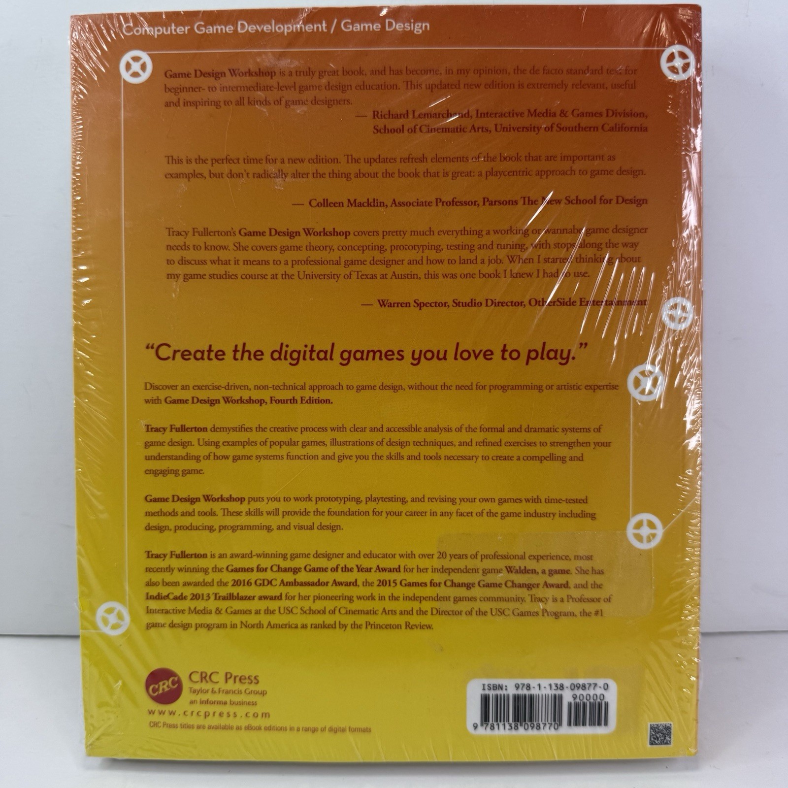 Game Design Workshop: A Playcentric – Paperback, by Fullerton Tracy NEW SEALED