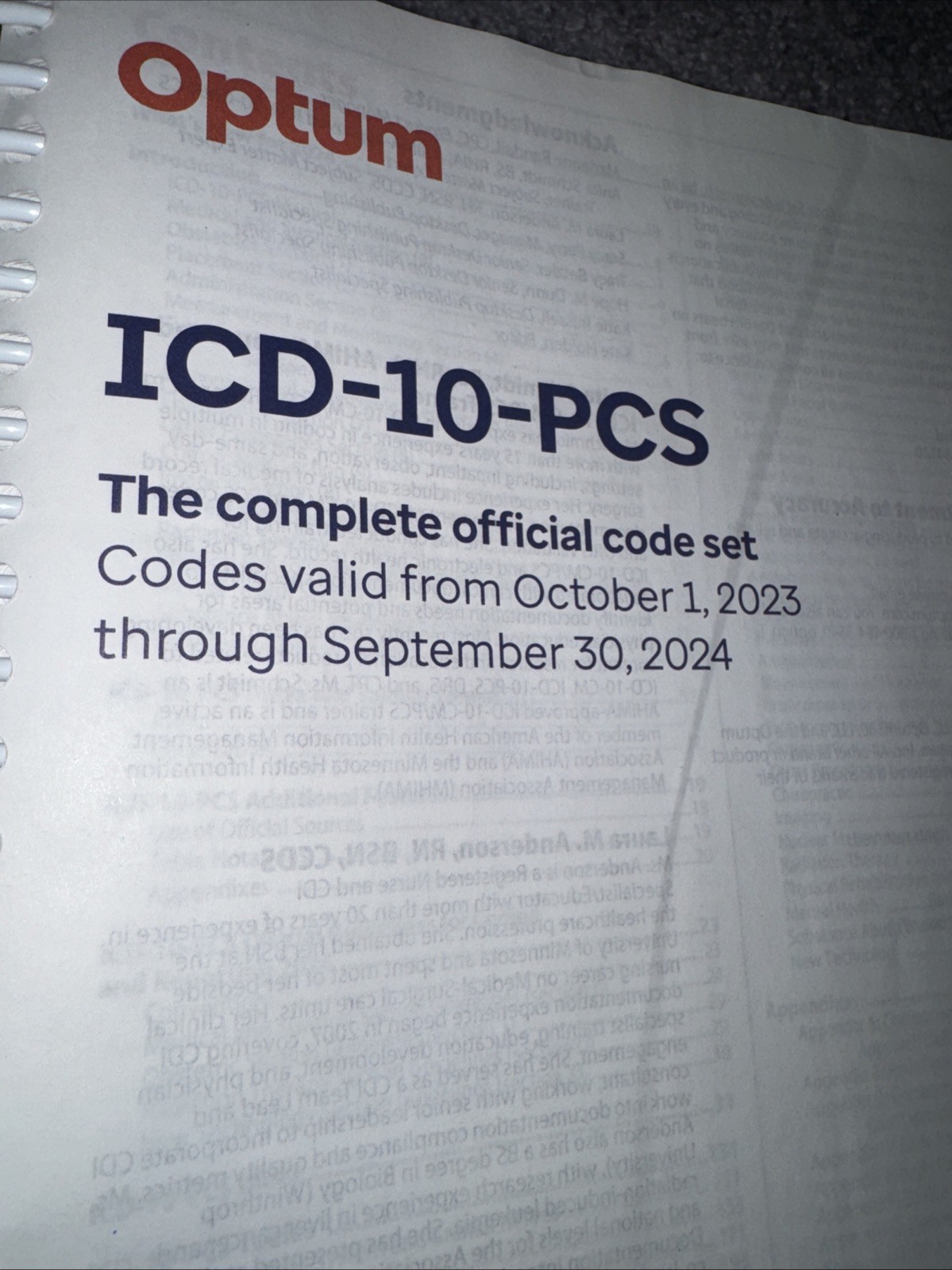 2024 ICD-10-PCS Expert (Spiral) – Spiral-bound, by Optum – Good