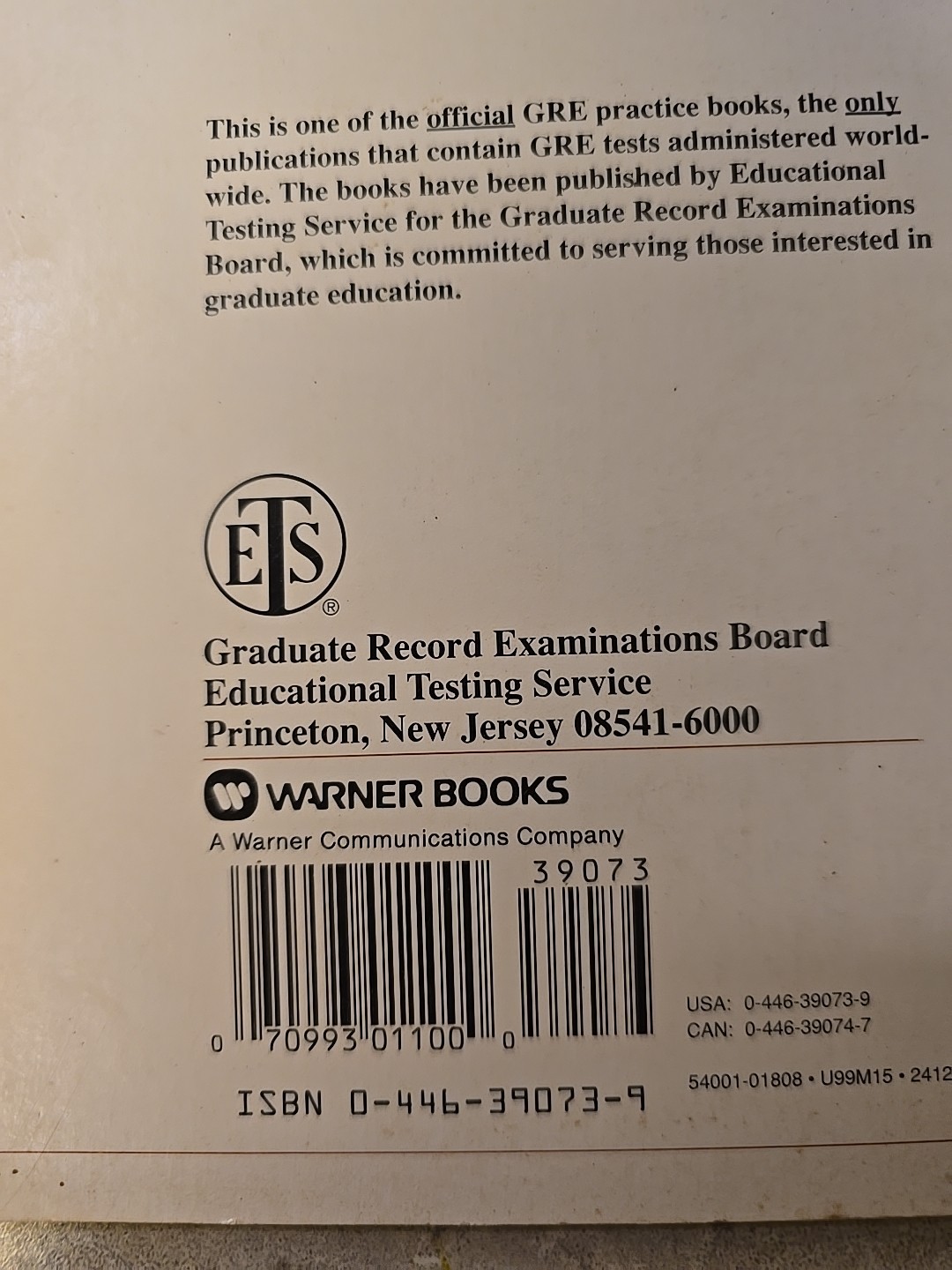 Lot 2 Vintage ETS GRE Test Prep Books 1980s Graduate Exam Study Guides