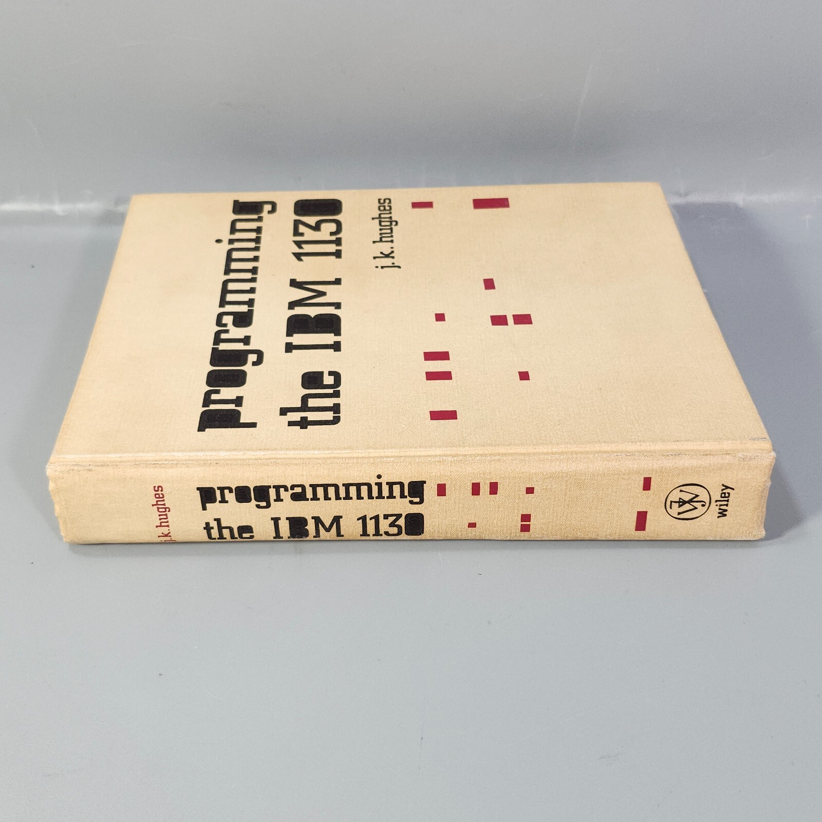 VTG Computer Program Textbook Programming the IBM 1130 JK Hughes 1969 Book HC