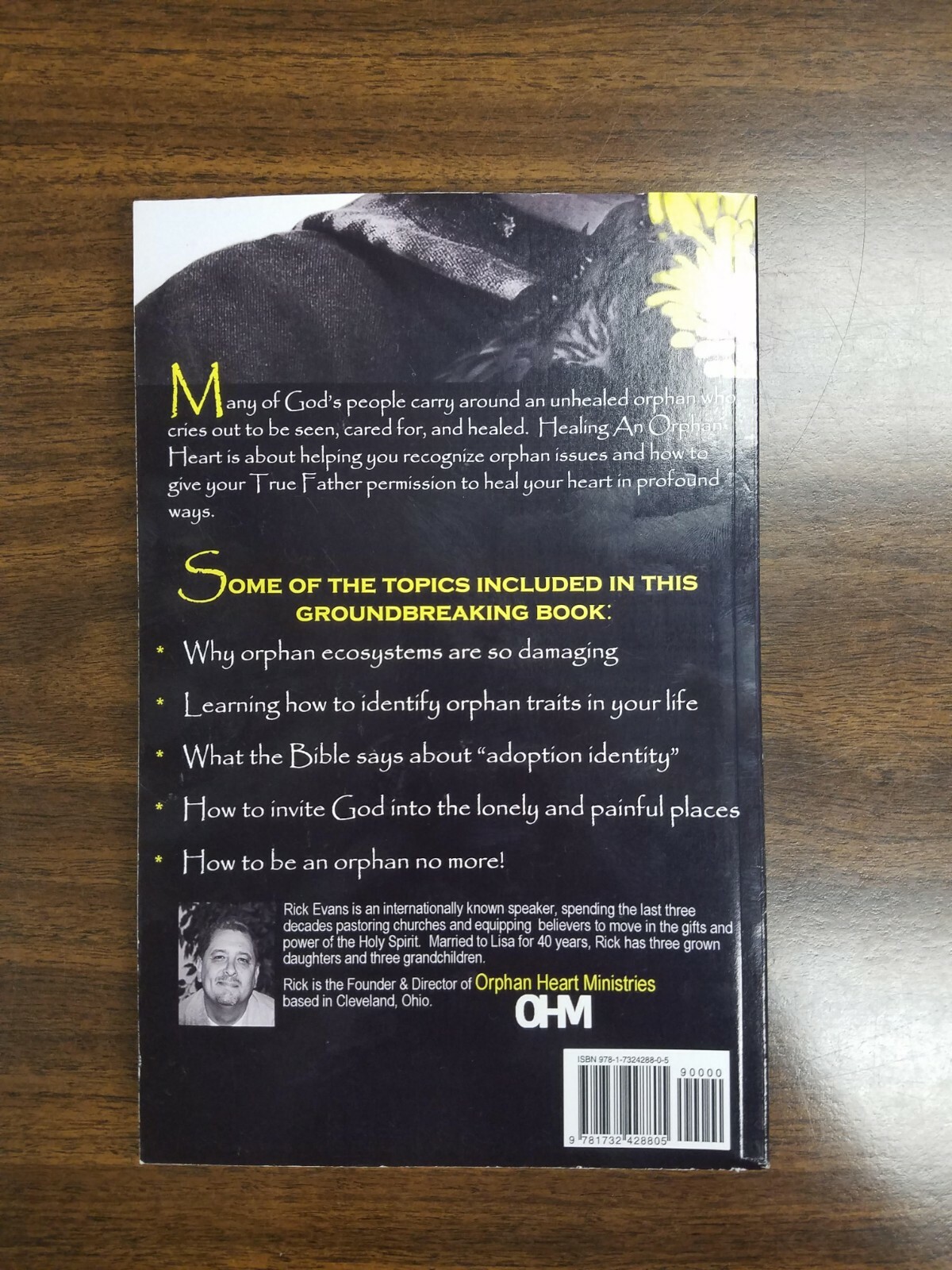 Healing an Orphan Heart By Rick Evans Soft Cover