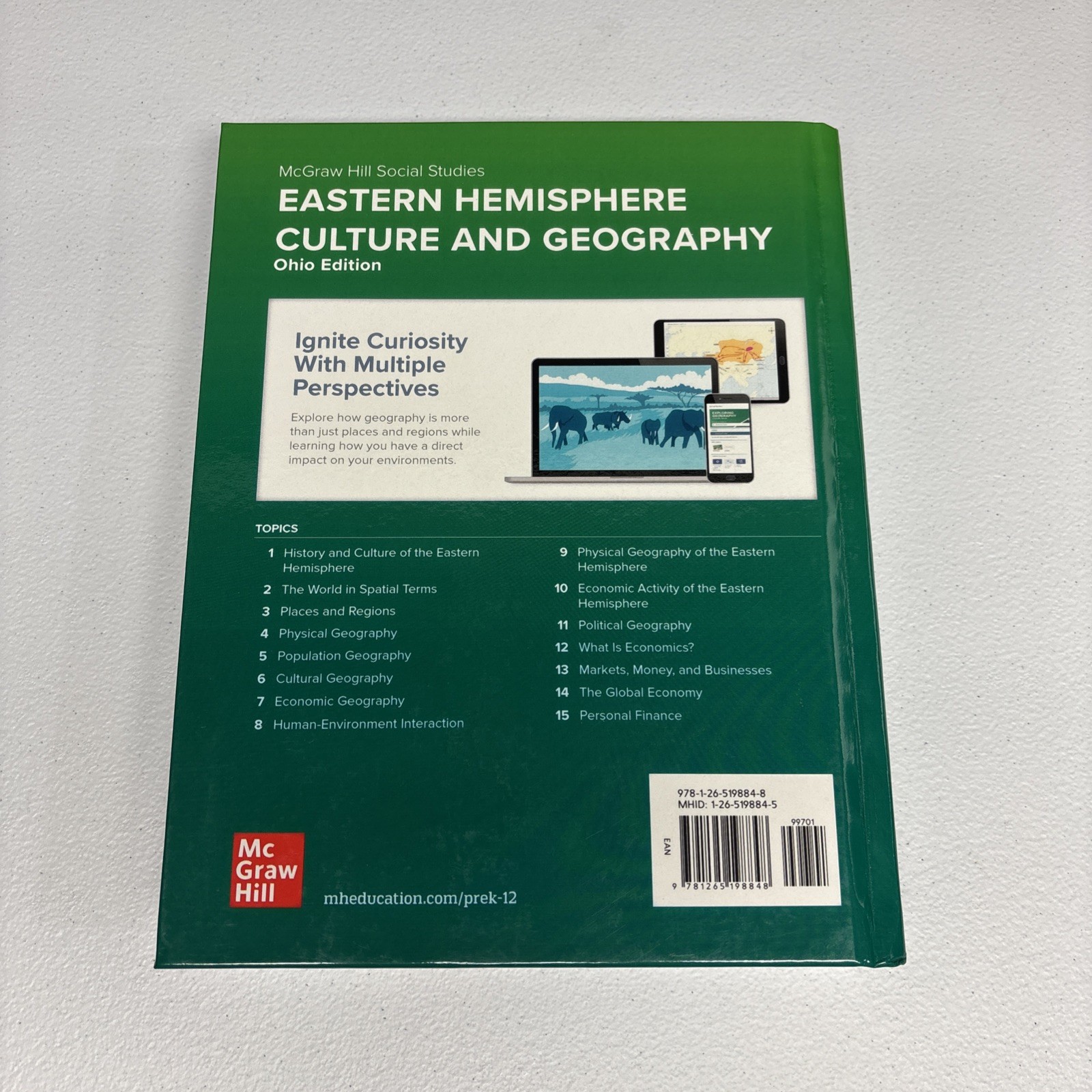 Eastern Hemisphere Culture And Geography Ohio Edition Book