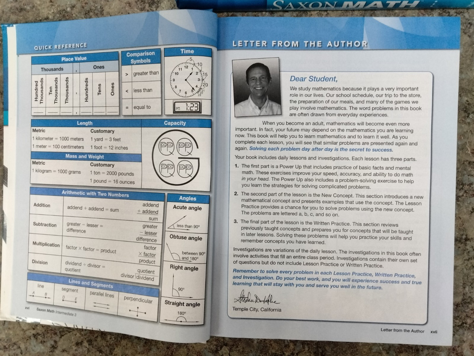Saxon Math Intermediate 3 Student Edition