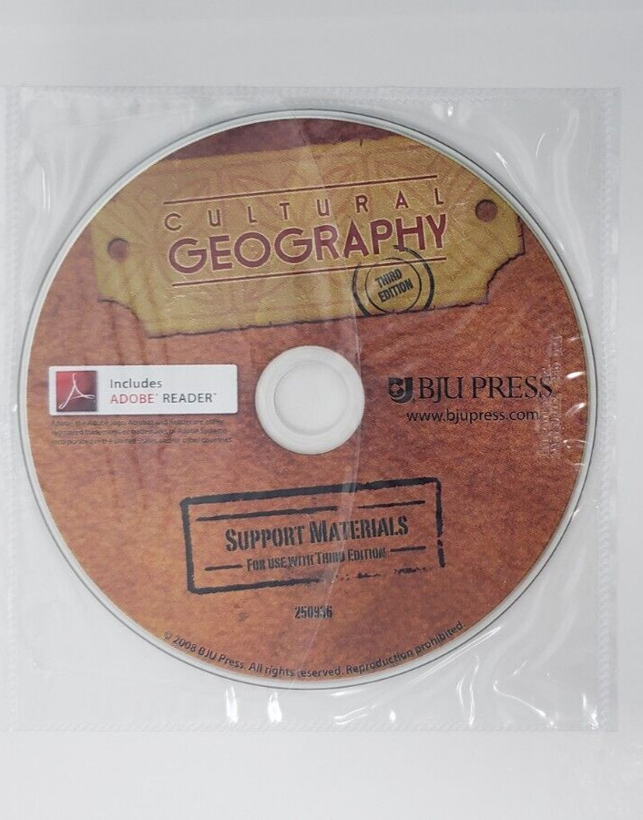 BJU Press Cultural Geography Third Edition: Textbook & Student Activities Book