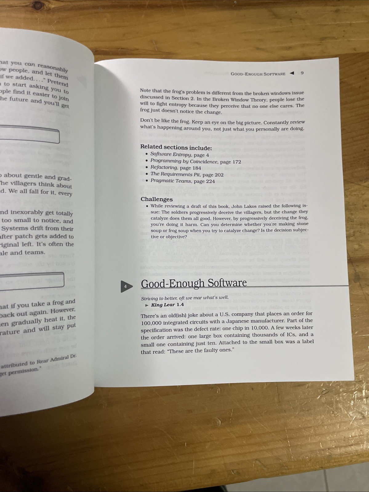 Pragmatic Programmer : From Journeyman to Master by David Thomas and Andrew Hunt
