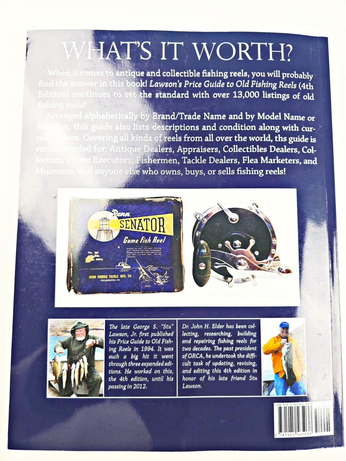 Lawson’s Price Guide To Old Fishing Reels 4th Edition c 2017