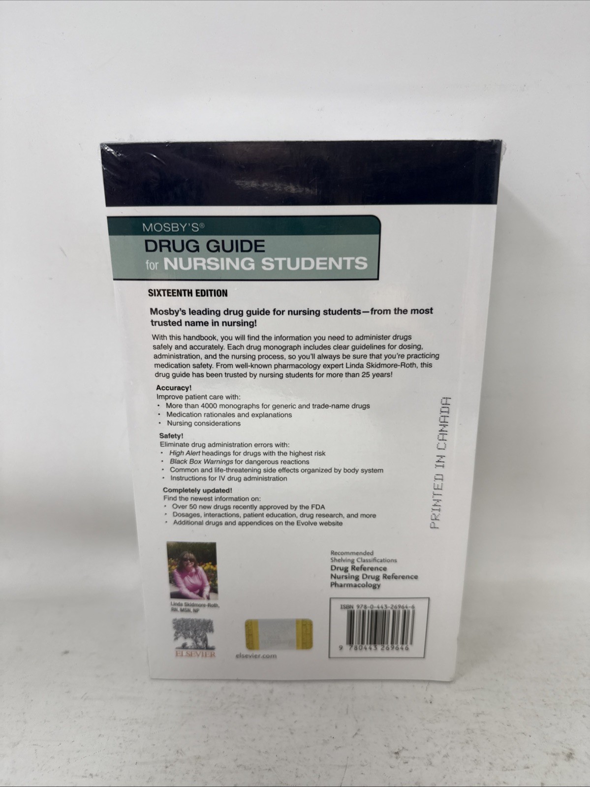 Mosby’s Drug Guide for Nursing – Paperback, by Skidmore-Roth RN MSN – New