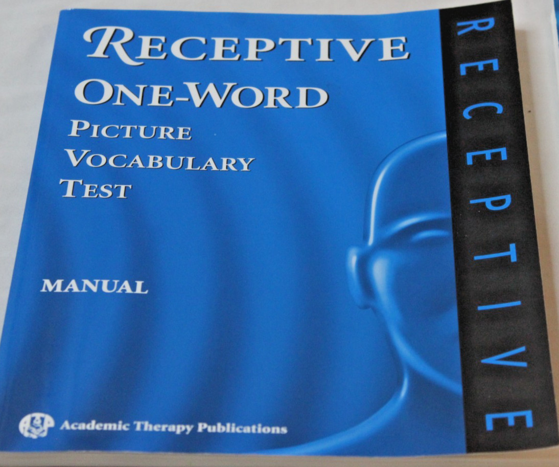 Academic Therapy Publications Receptive One-Word Picture Vocabulary Test Set