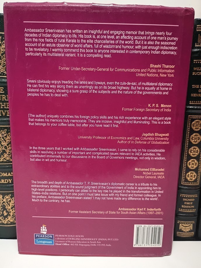 Words Words Words T.P. Sreenivasan Memoir India Diplomacy UN Fiji US Relations