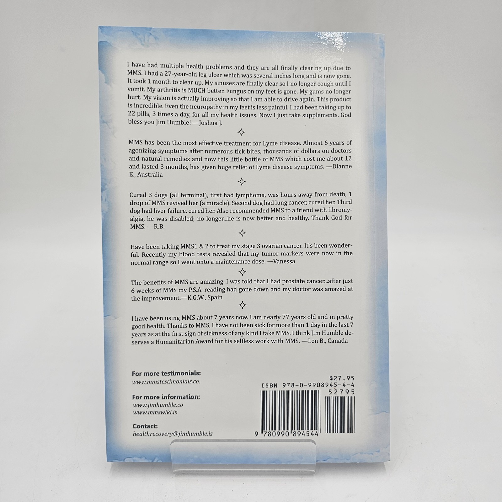 Brand New | MMS Health Recovery Guidebook | Jim Humble Protocols | Revised Ed