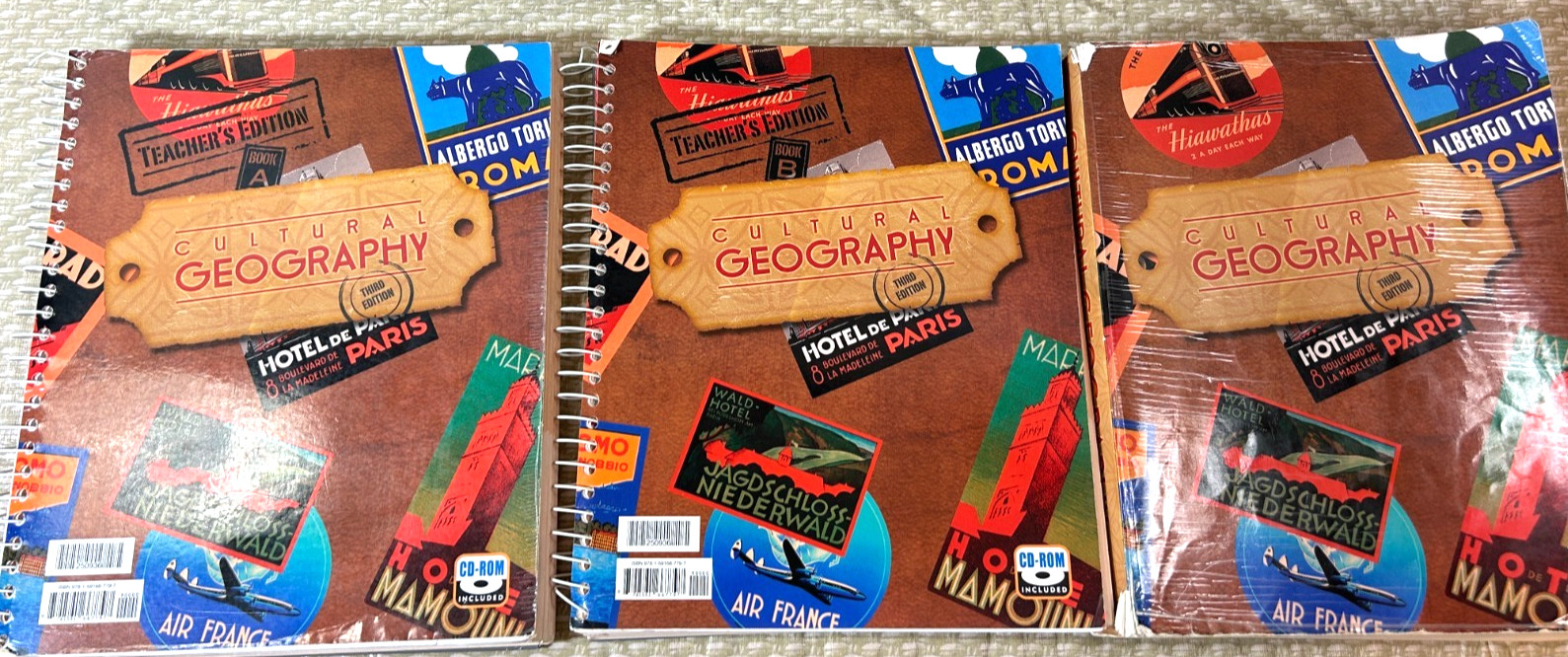 BJU Cultural Geography Third Edition Student Book and Teacher’s Book A&B w/CD
