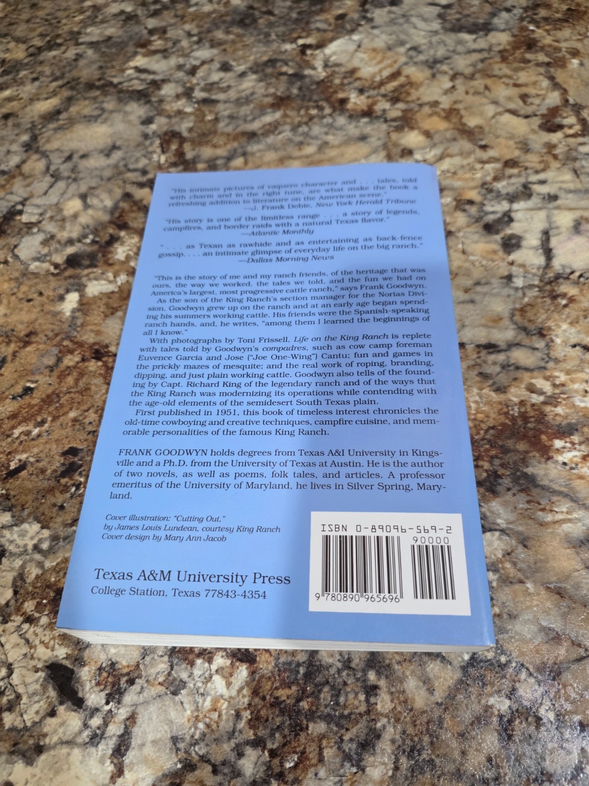 Life on the King Ranch by Frank Goodwin – Paperback – Excellent Condition